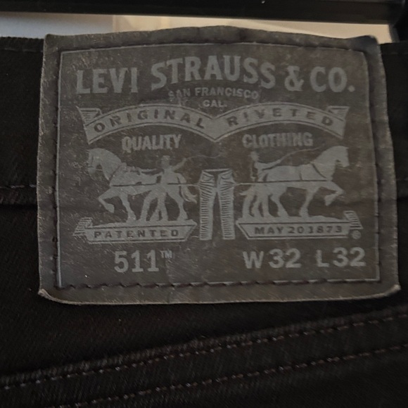 Levi's 511 Black Jeans - Picture 2 of 5
